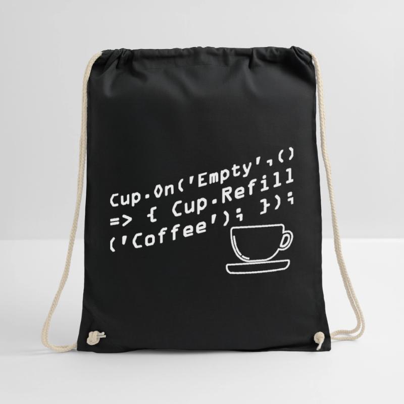 Aus Kaffee Code generieren Programmierer Turnbeutel