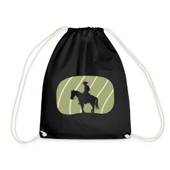 Selle de cow-boy - Sac de sport léger - noir - Devant