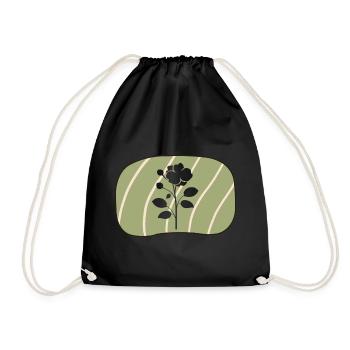 Florist Floristry Flower Power - Drawstring Bag - black - Front