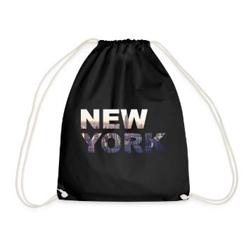 Ville de New York - Sac de sport léger - noir - Devant
