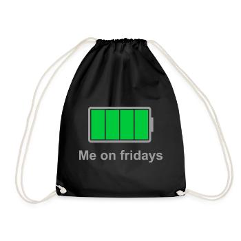 Vendredis Full Battery - Sac de sport léger - noir - Devant
