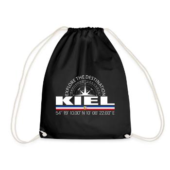 Keel - Drawstring Bag - black - Front