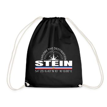 Stone - Drawstring Bag - black - Front