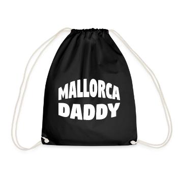 Mallorca Daddy - Drawstring Bag - black - Front
