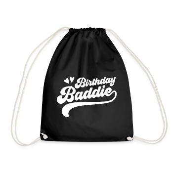 Méchant d’anniversaire - Sac de sport léger - noir - Devant