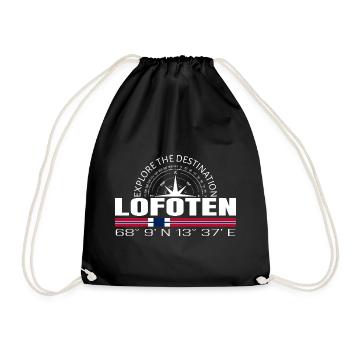 Lofoten - Turnbeutel - Schwarz - Vorne