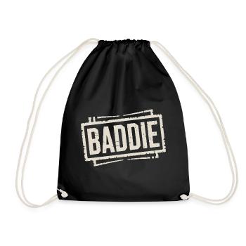 Baddie Aesthetic Böses Mädchen Bad Girl Baddie - Turnbeutel - Schwarz - Vorne