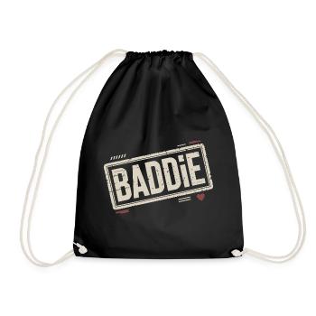 Baddie Aesthetic Böses Mädchen Bad Girl Baddie - Turnbeutel - Schwarz - Vorne