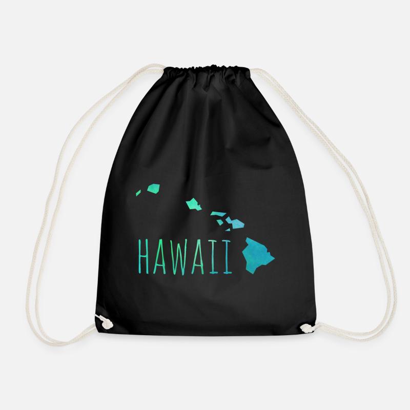 hawaii - Turnbeutel - Schwarz