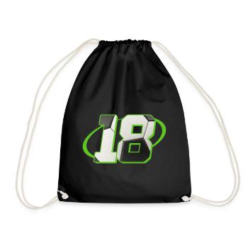 18 Anniversaire Football 18 ans Joueur de football - Sac de sport léger - noir - Devant