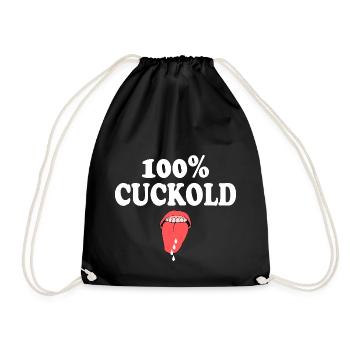 cuckold - Turnbeutel - Schwarz - Vorne