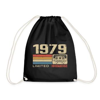 Légendes 1979 Millésime 1979 Jubilé 1979 vintage  - Sac de sport léger - noir - Devant