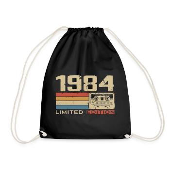 Legends 1984 Vintage 1984 Jubilee 1984 vintage - Drawstring Bag - black - Front
