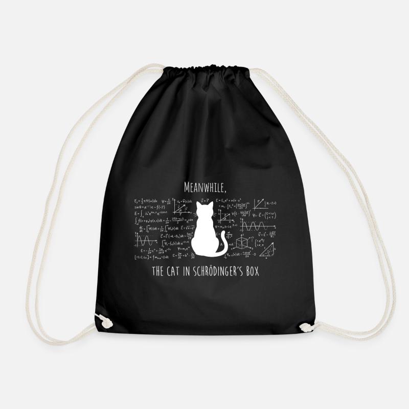 Schrödingers Katze – Physik & Wissenschaft Design - Turnbeutel - Schwarz