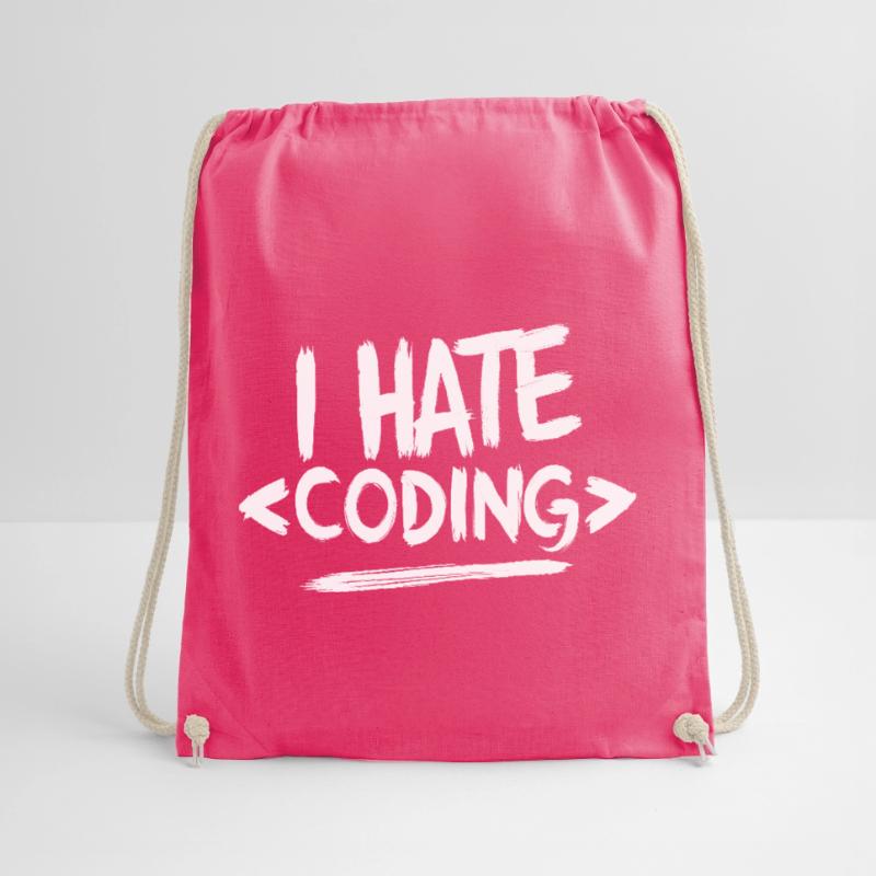 Je déteste coder Programmeur Web Sac de sport léger