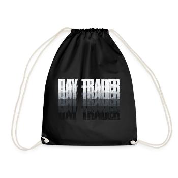 Day Trader Marché boursier Trader boursier - Sac de sport léger - noir - Devant