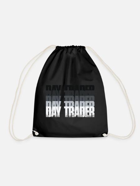 Day Trader Aktienmarkt Börse Trader - Turnbeutel - Schwarz