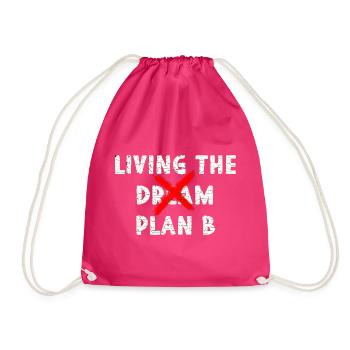 Plan_B - Turnbeutel - Fuchsia - Vorne