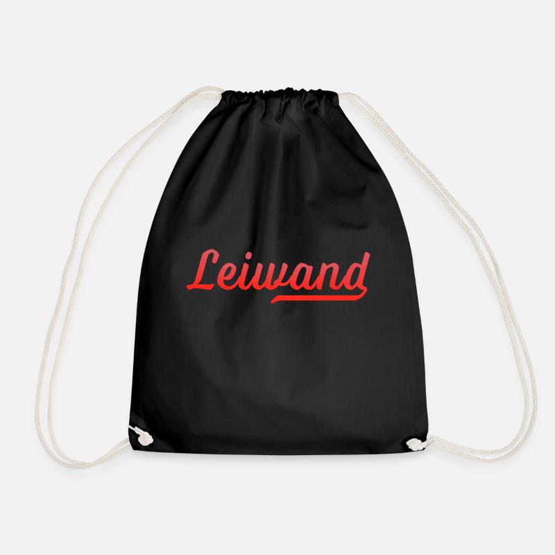 Leiwand - Turnbeutel - Schwarz