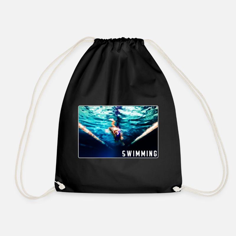 Natation - conception - Sac de sport léger - noir