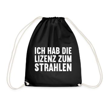 MTRA Medizinisch-Technischer Radiologie Mta - Turnbeutel - Schwarz - Vorne