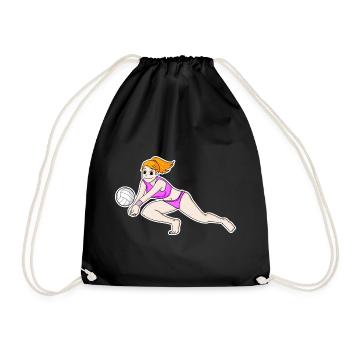 Volley-ball Sports Filles - Sac de sport léger - noir - Devant