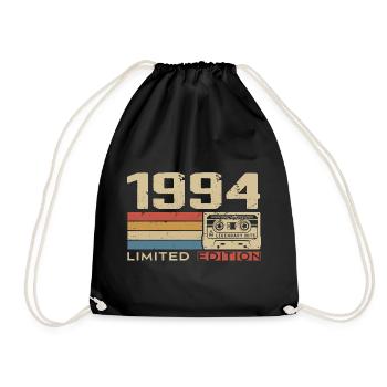Legenden 1994 Jahrgang 1994 Jubiläum Jahrgang 1994 - Turnbeutel - Schwarz - Vorne