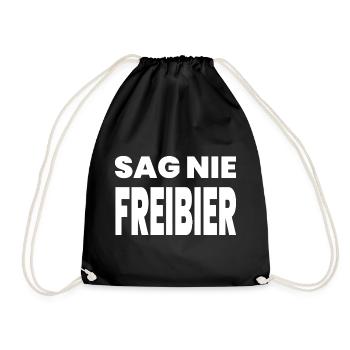 Beer - Drawstring Bag - black - Front