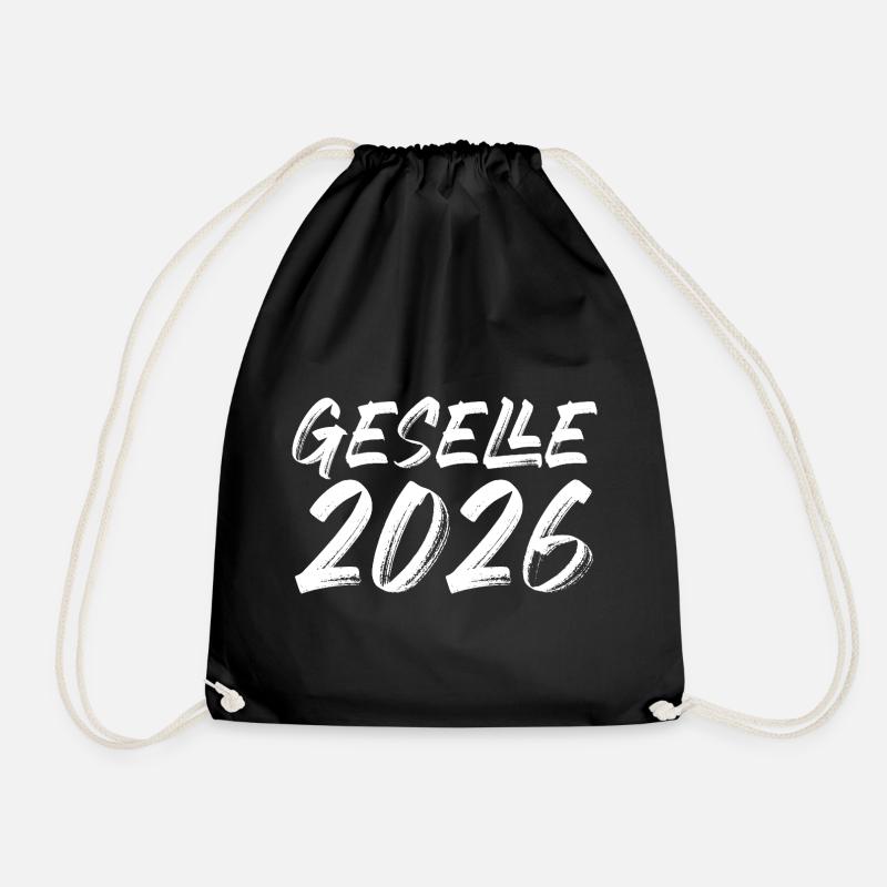 Geselle 2026 - Turnbeutel - Schwarz