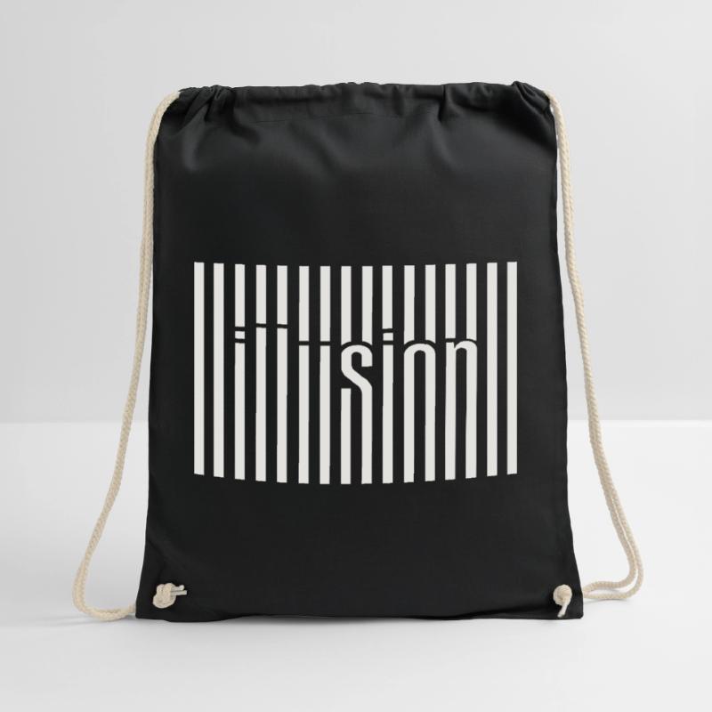 Illusion du code-barres Sac de sport léger