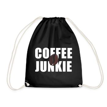 Accro au café : Amour de la caféine - Sac de sport léger - noir - Devant