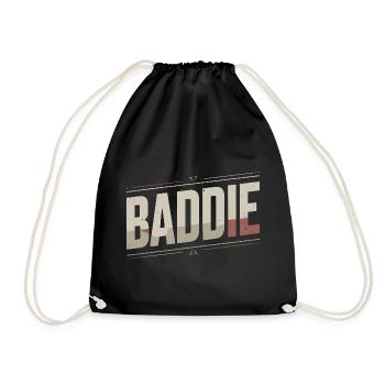 Baddie Aesthetic Böses Mädchen Bad Girl Baddie - Turnbeutel - Schwarz - Vorne