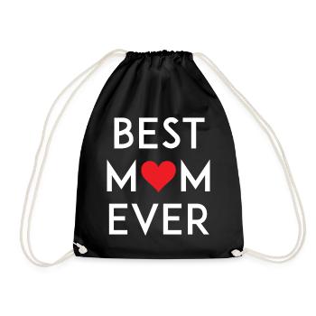 Best Mom Ever - Sac de sport léger - noir - Devant
