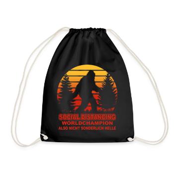 Le Bigfoot n’est vraiment pas particulièrement brillant - Sac de sport léger - noir - Devant