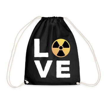 Love Gift Manip Radioologist Radiology - Drawstring Bag - black - Front