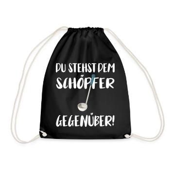 Vous faites face au Créateur - Sac de sport léger - noir - Devant