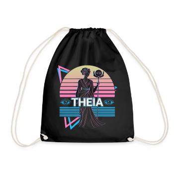 Theia Greek Goddess Ancient Greek Mythol - Drawstring Bag - black - Front