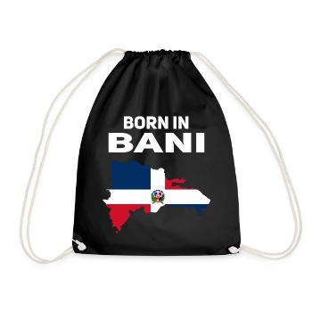 République dominicaine - Sac de sport léger - noir - Devant