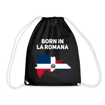 République dominicaine - Sac de sport léger - noir - Devant