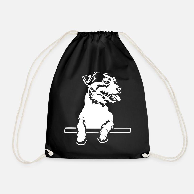 Jack Russell Terrier "Black Edition" - Turnbeutel - Schwarz