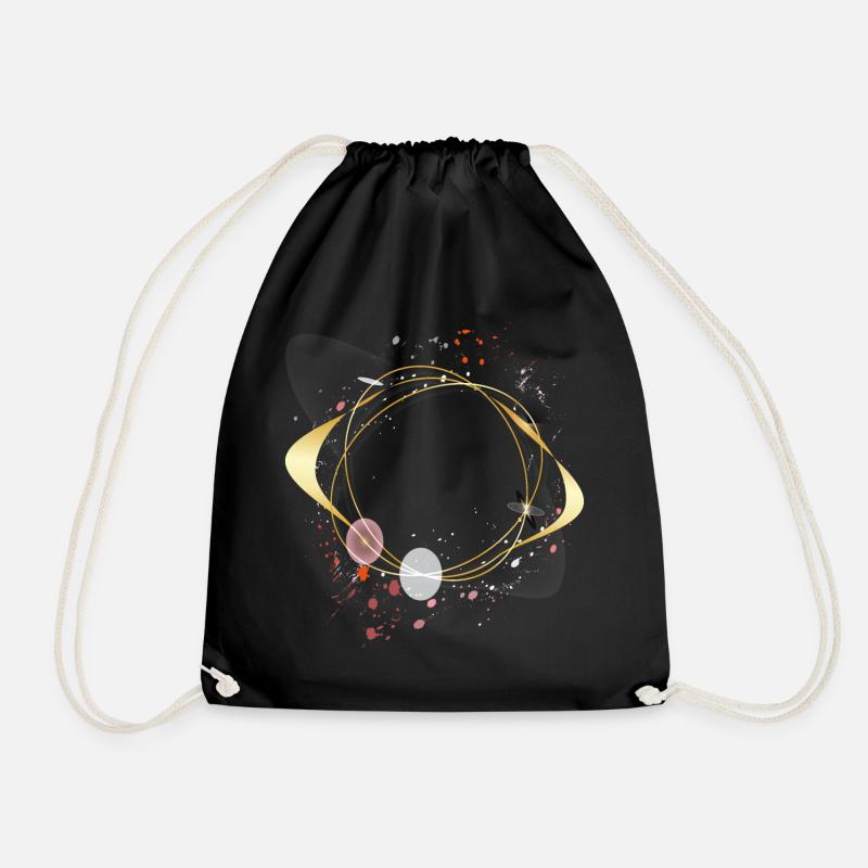 Fantasy, Ornament - Drawstring Bag - black