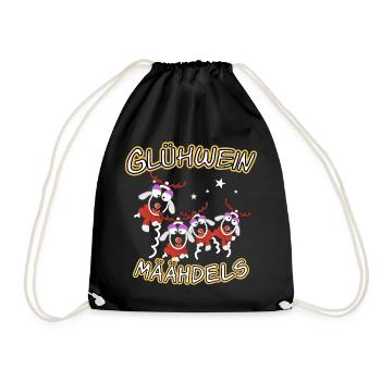 Glühwein Mädels - Turnbeutel - Schwarz - Vorne