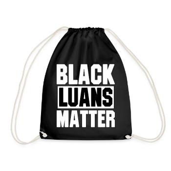 Black Luans Matter - Turnbeutel - Schwarz - Vorne