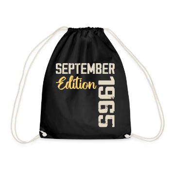 Septembre 1965 - 59e Anniversaire September 1965 - Sac de sport léger - noir - Devant