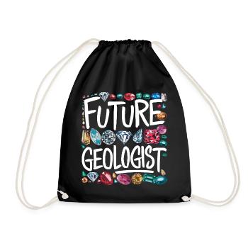 Carrière de futur géologue - Sac de sport léger - noir - Devant