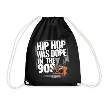Pure nostalgie – Classiques du hip-hop des années 90 - Sac de sport léger - noir - Devant