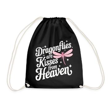 Dragonfly Dragonflies Insects Nature - Drawstring Bag - black - Front