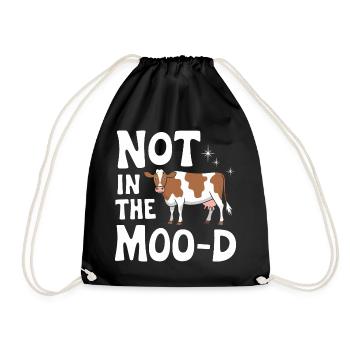 Éleveur de vaches Ferme Éleveur de vaches - Sac de sport léger - noir - Devant