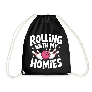 Bowling Bowler Pin Ball Bowling Ball - Sac de sport léger - noir - Devant