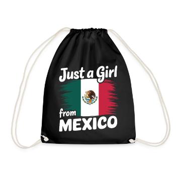 Mexico Mexico Mexican Spanish - Drawstring Bag - black - Front